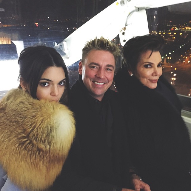 chilly night on the Ferris wheel...