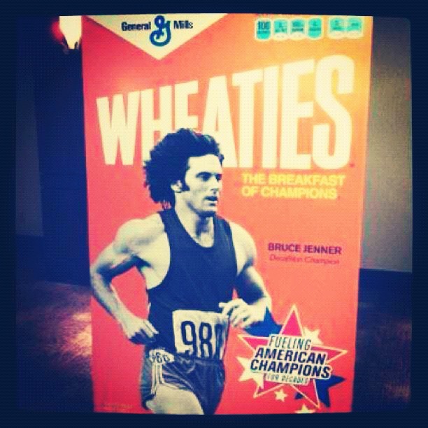Back on the Wheaties box! Go dad!...