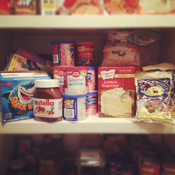 someone's trying to kill me....lol #mypantry #junkfoodcentral...