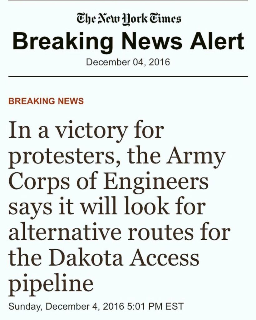 YES!!!!! I salute all these protesters for their bravery... One love  #NoDAPL...