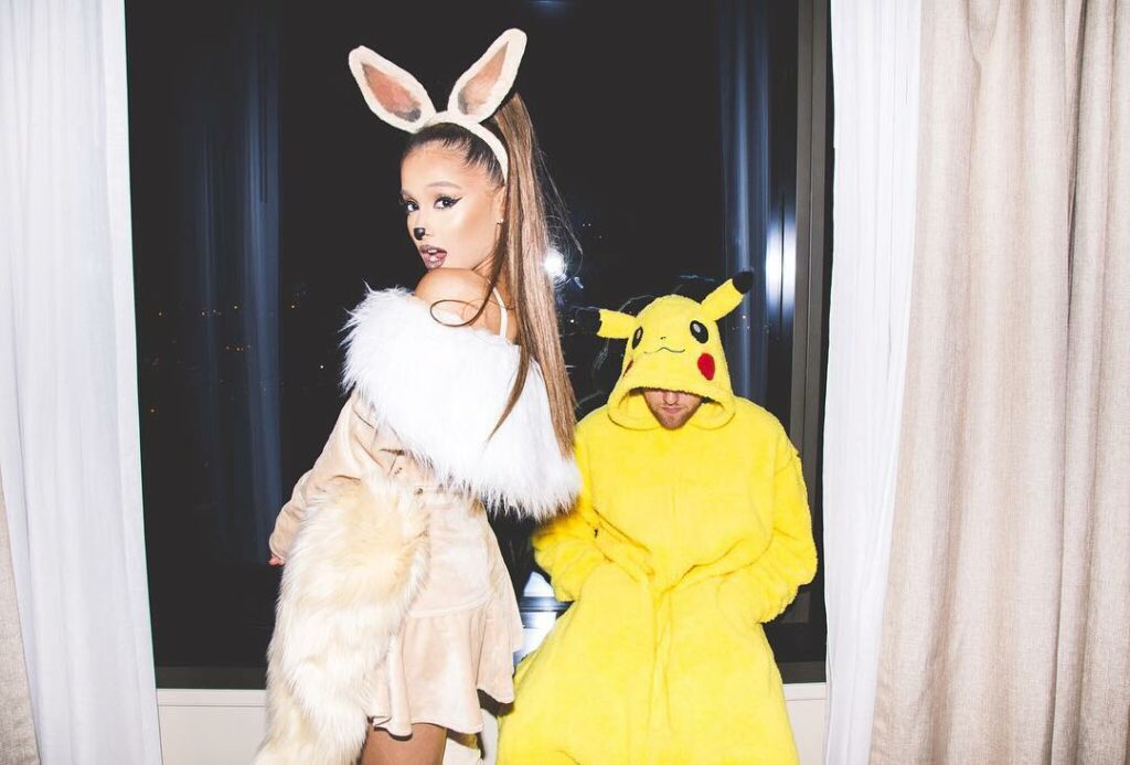 Look 1, Part 1:
Eevee and Pikachu enjoying a crisp October evening ...