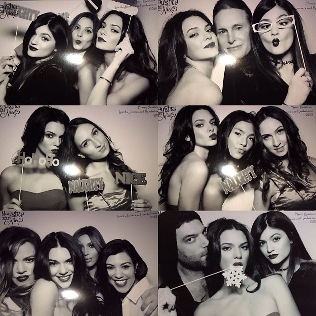 the photo booth was a big hit last night ...