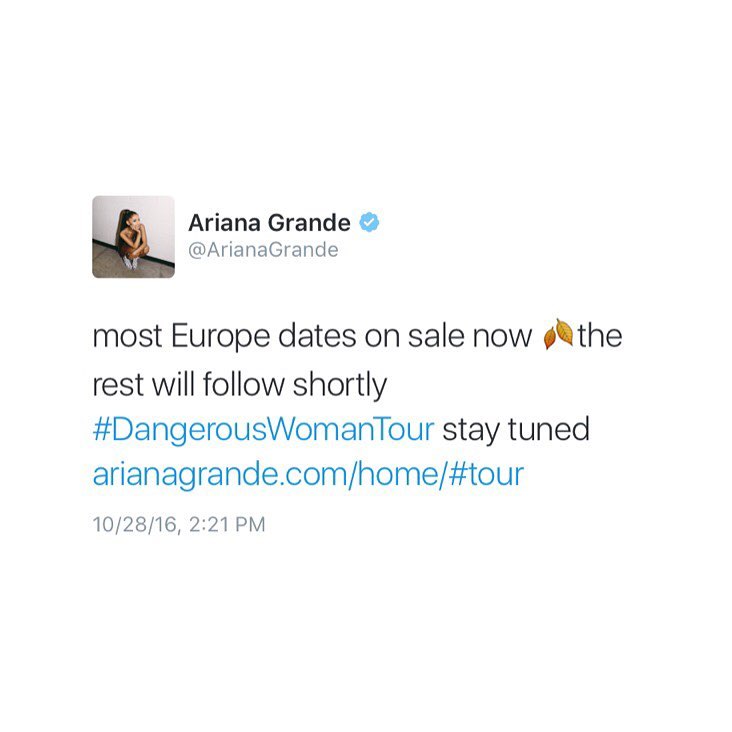 see you at @dangerouswomantour ♡ ...