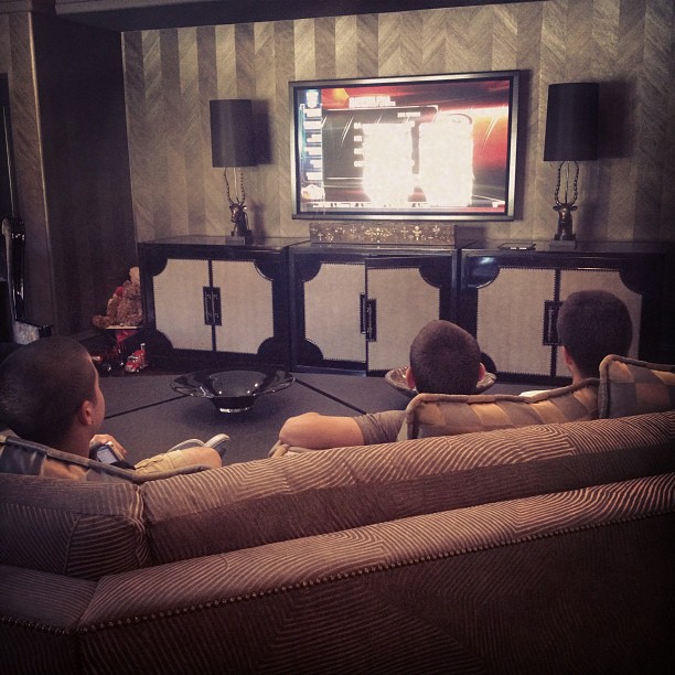 left my house and come home to these kids still at my house watching sports cent...