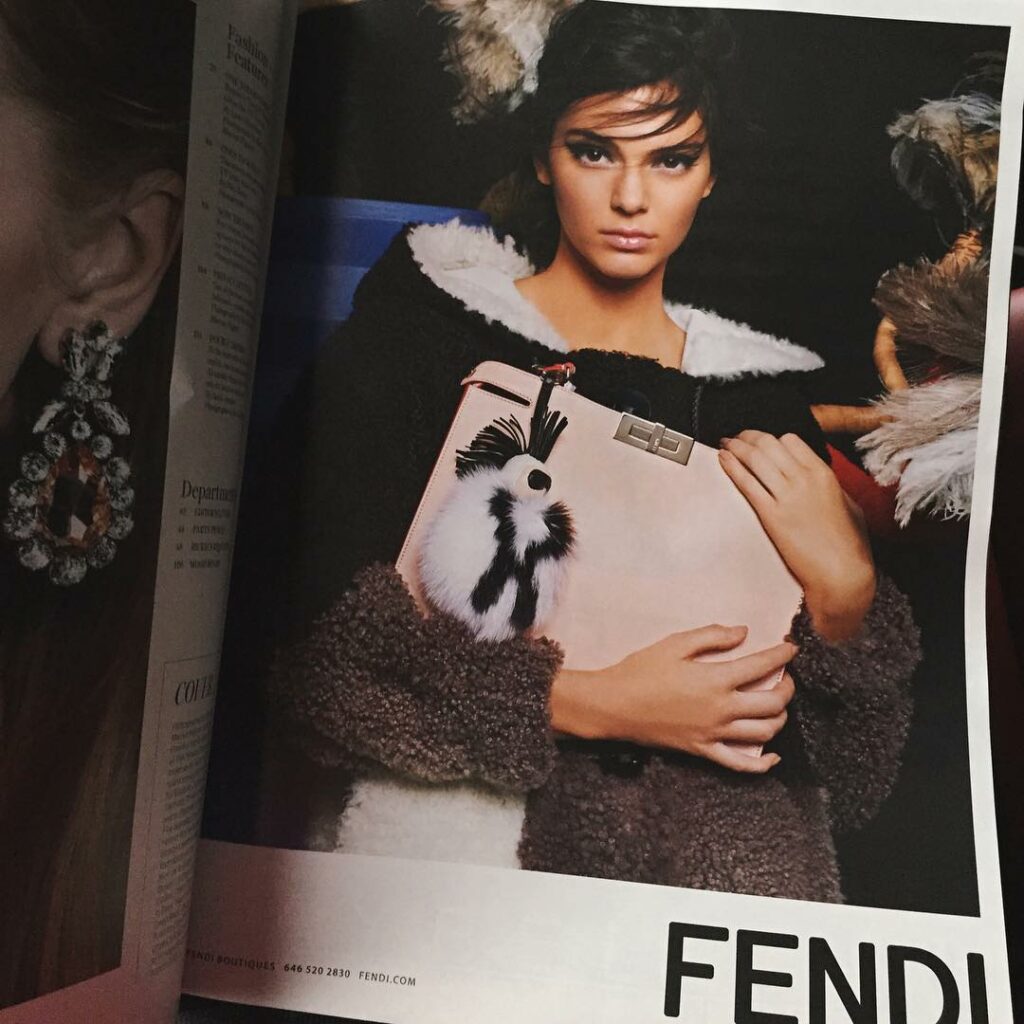 new @Fendi shot by Karl Lagerfeld....NO BIG DEAL ...