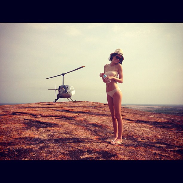 we just found the biggest rock, and landed on it...