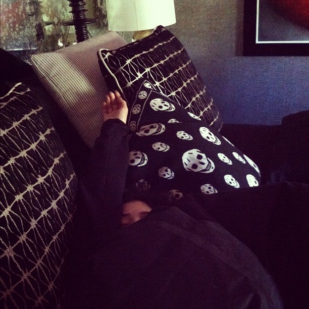 Night ky #awkwardnaps...