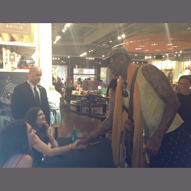 lol surprise! Dennis Rodman everybody...