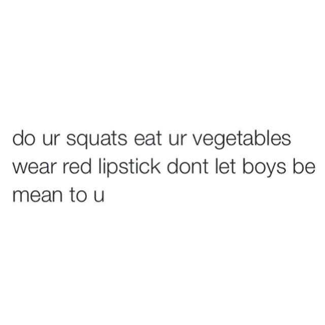 can't sleep so I just wanted to give all the ladies out there some advice ...