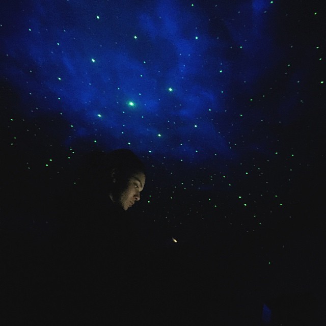 in my own little galaxy...
