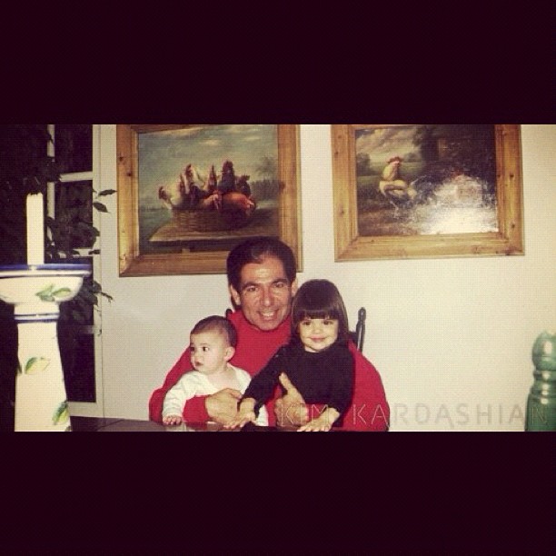 happy fathers day to Robert Kardashian Sr.  wish you were here to see your beaut...