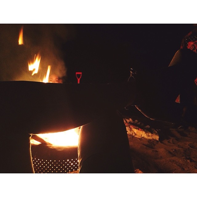 1:40 by the fire. hi Jordyn...