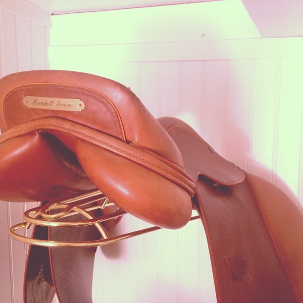 found my old saddle #memories...