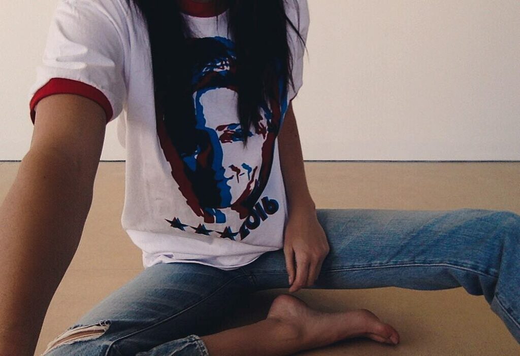 Shirt by @themarcjacobs. History by @hillaryclinton. #MadeForHistory #ImWithHer ...