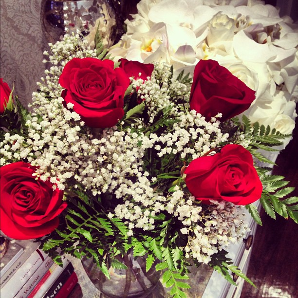 getting sent flowers twice in one week...people really know how to put a smile o...