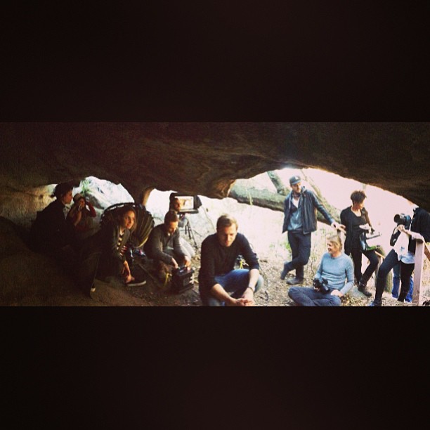 you don't usually see the crew! #BehindTheScenes...