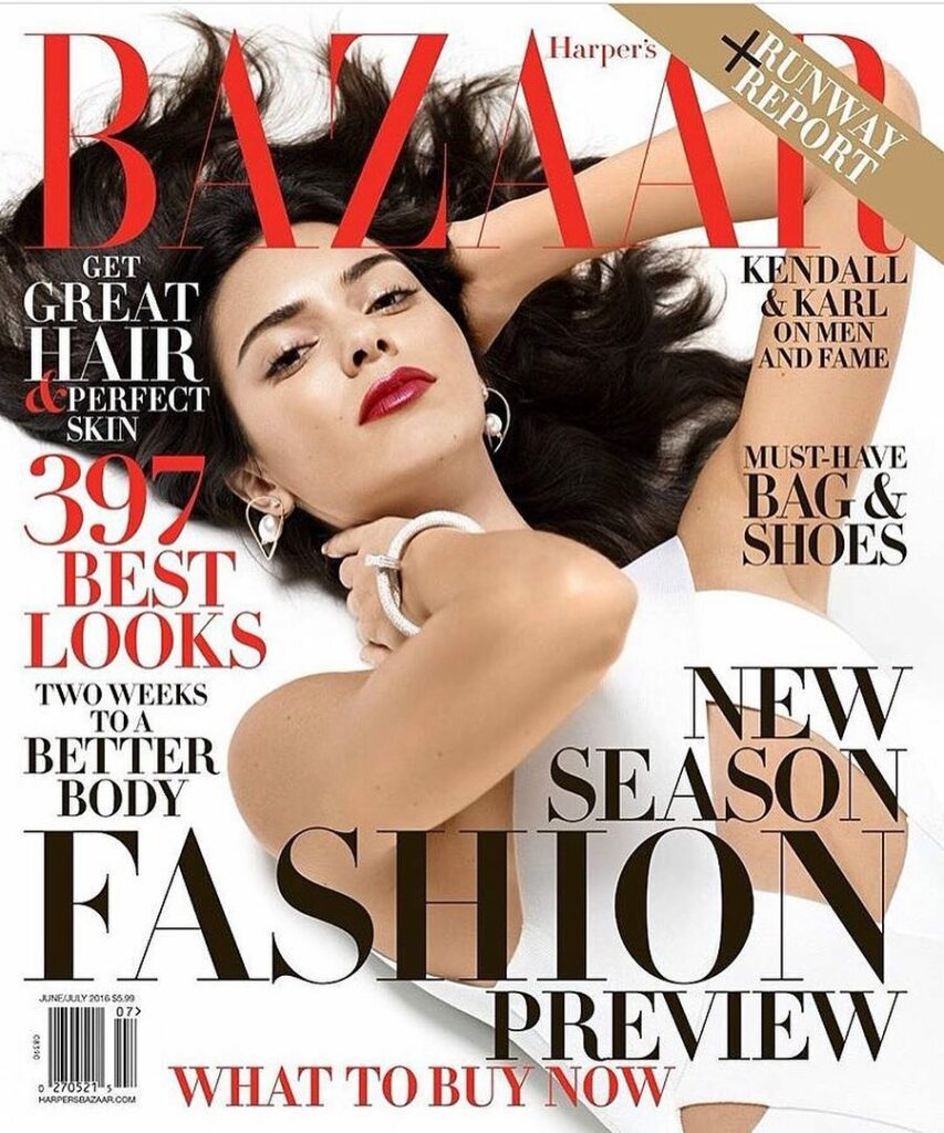 @harpersbazaarus cover shot by the wonderful @karllagerfeld ...