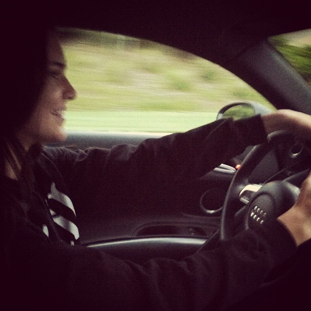Just whipped it in Scott's chrome Audi R8 #nbd...