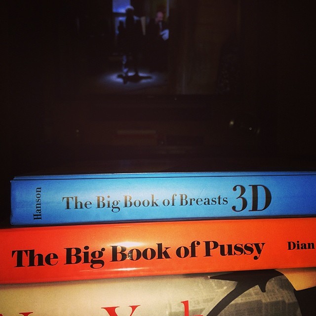 being at Robs house and seeing some really appropriate reading material... the s...
