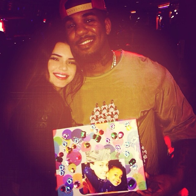 last night supporting my big bro's charity! follow him... correction @thegame **...