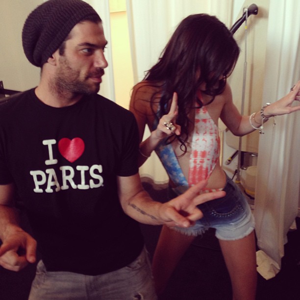 me and @robscheppy gettin our groove on at the shoot #PacsunBaby ...