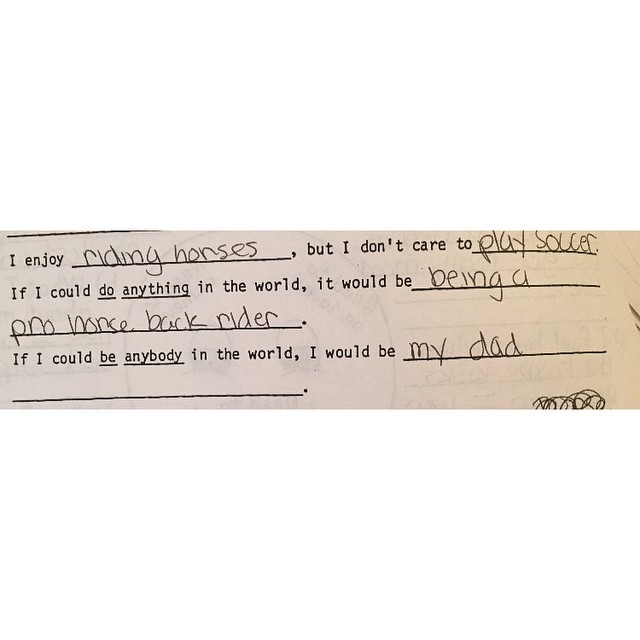 I wrote this in 5th grade... nothing has changed. ...