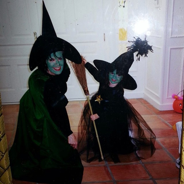 #tbt Happy Halloween! me and MJ as witches ...