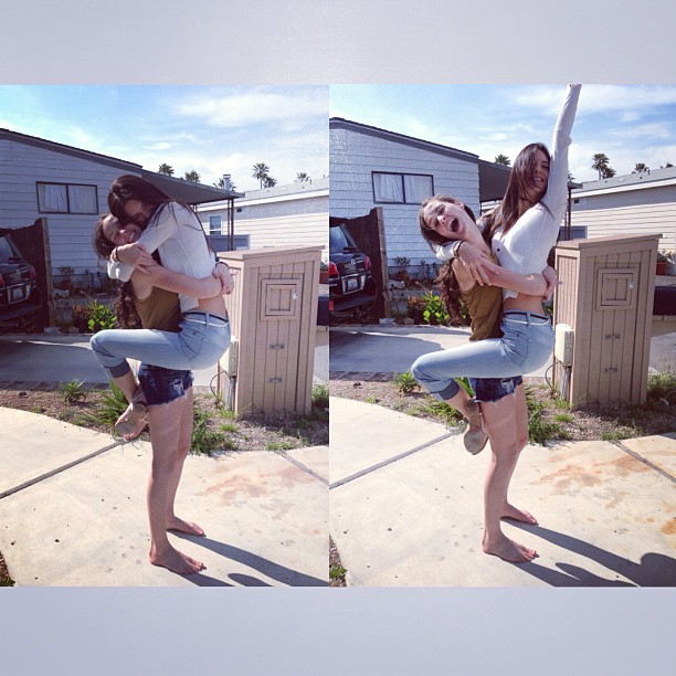 my sista @spencerjohnson is home from college for gooodddd! so excited I get my ...