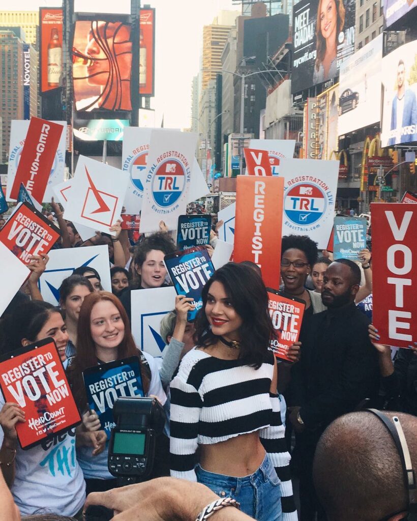 voting is cute || rtvote.com/Kendall...