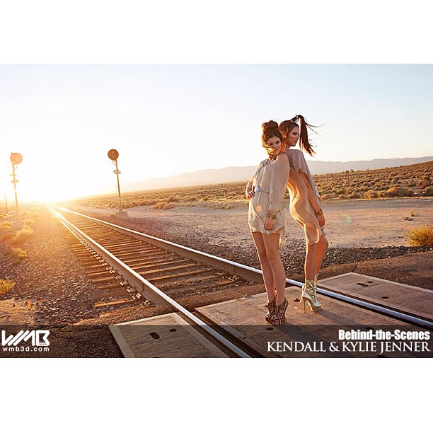 behind the scenes with @kyliejenner at our shoot with @nicksaglimbeni a few year...