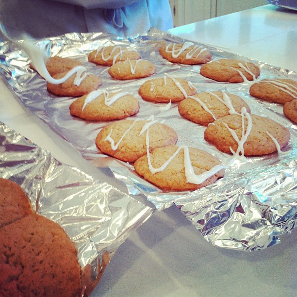 Lemon cookies with lemon icing...heaven...