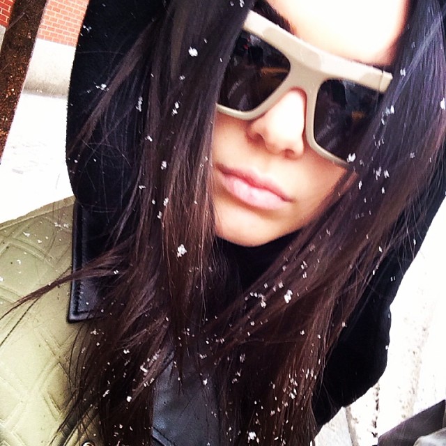 good morning snowy NYC...