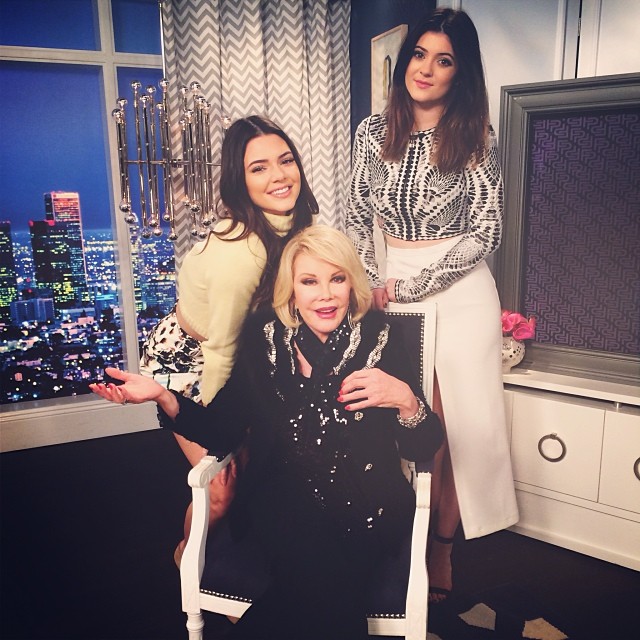 just wrapped #FashionPolice with the hilarious Joan Rivers and of course the ama...