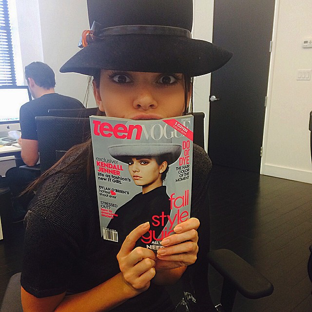 suckling on my Teen Vogue. @teenvogue...