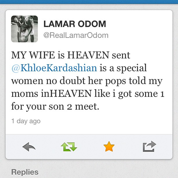 sweetest man. @khloekardashian 's a lucky one. ...