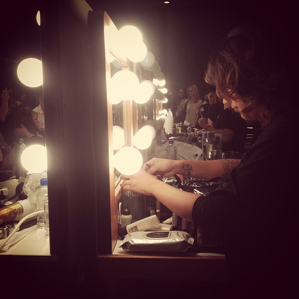 #behindthescenes ...