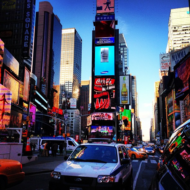 colorful New York #TimeSquare...