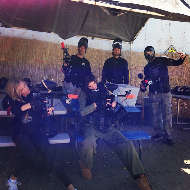 wut? #PaintballCrew @leahfelder @brodyjenner @sprandoni...