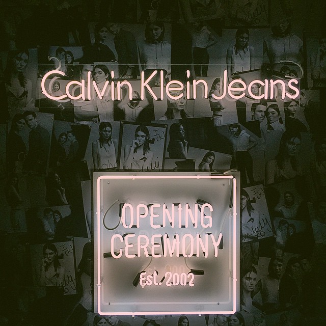 last night @calvinklein...