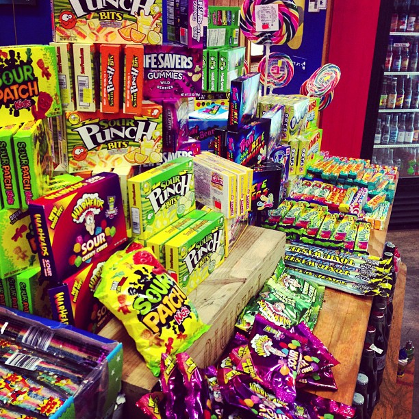 I'll take ya to the candy shop !...