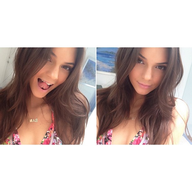 2 little #selfies ...