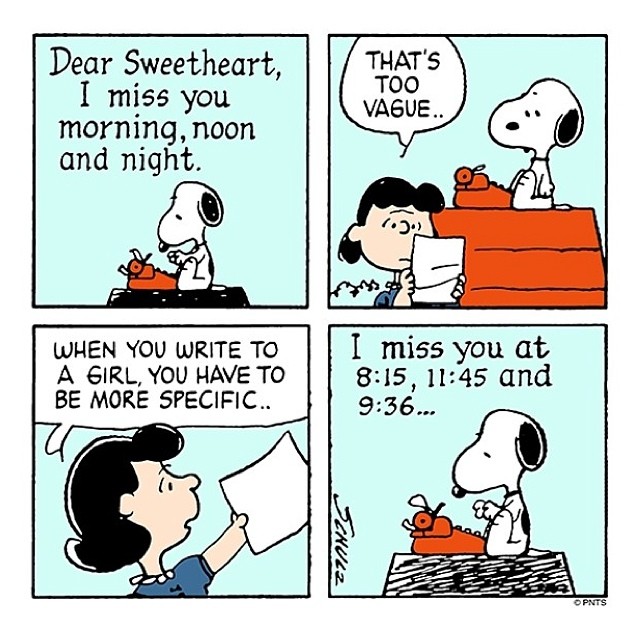 advice from Lucy ...