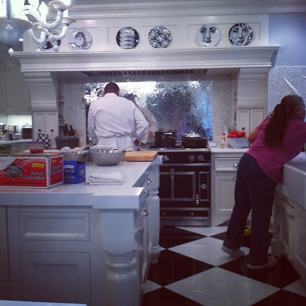 Vinny, gettin his cook on!...