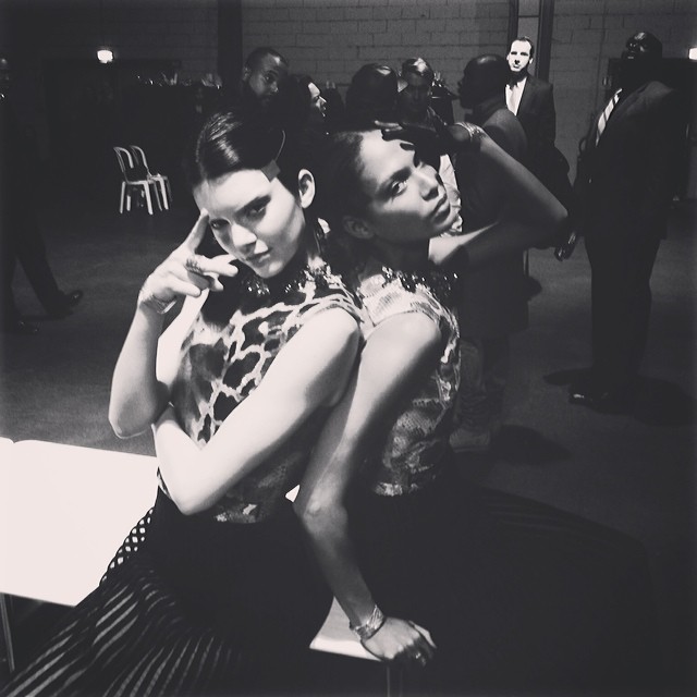 backstage #Givenchy @joansmalls...