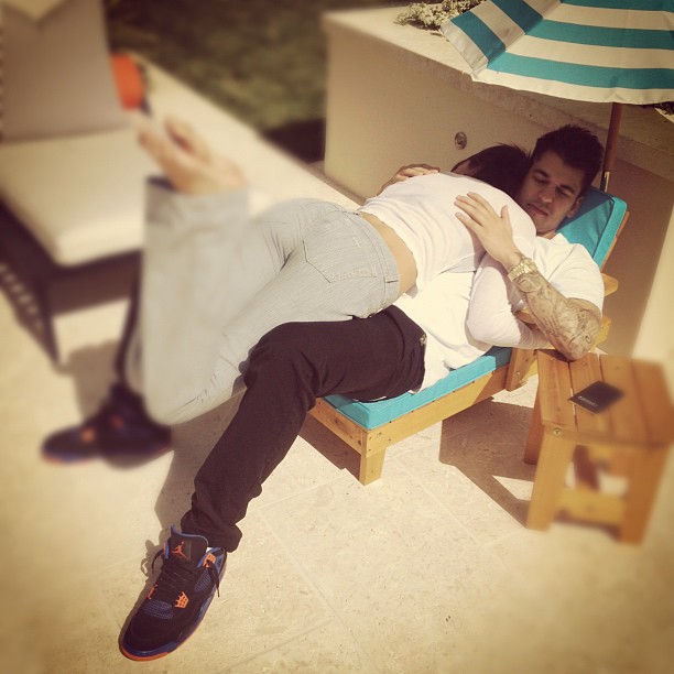 me and @robkardashian are in love ...