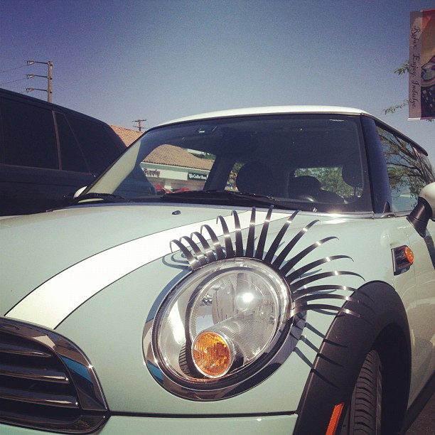 ah! it has eyelashes! #howcute ...