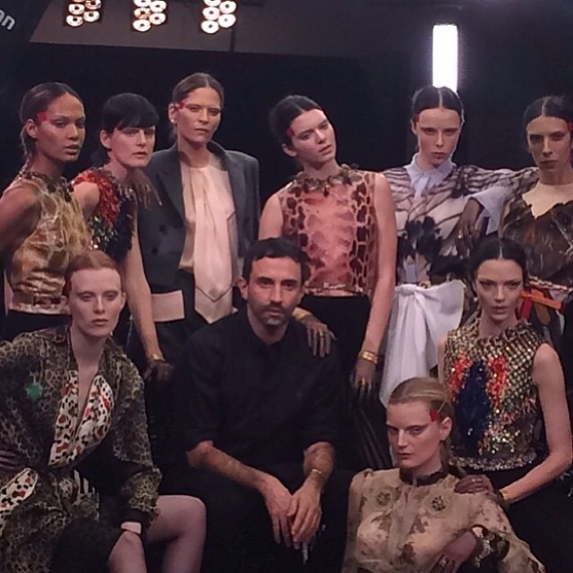 Tisci girls and the boss himself, @riccardotisci17 ! #bts #Grazia UK cover ...