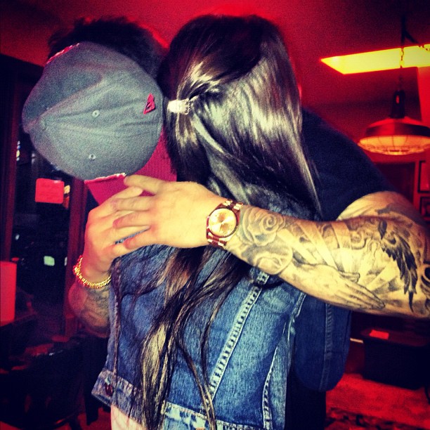tats all up his arms  @robkardashian...