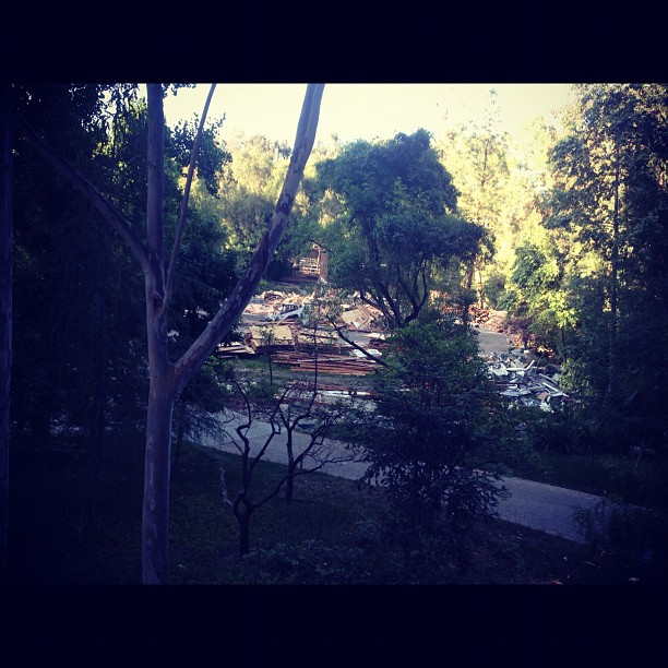 they tore down my old house :( lots of memories in that house...