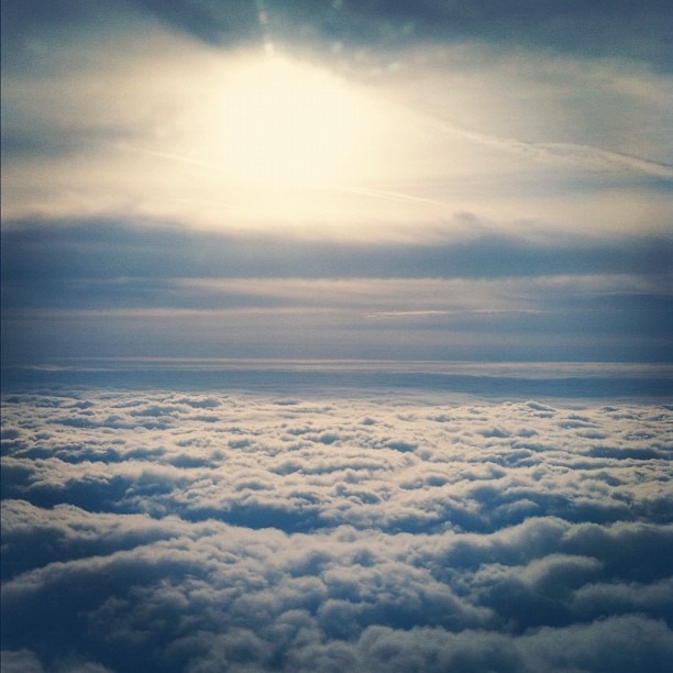 Earlier today on the flight to Vegas ...